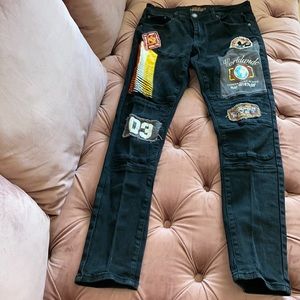 Mens Black Skinny Jeans